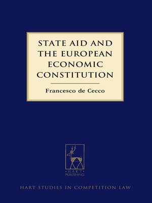 cover image of State Aid and the European Economic Constitution